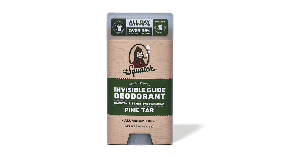 Pine Tar Invisible Glide Deodorant - Fresh Travel Routine