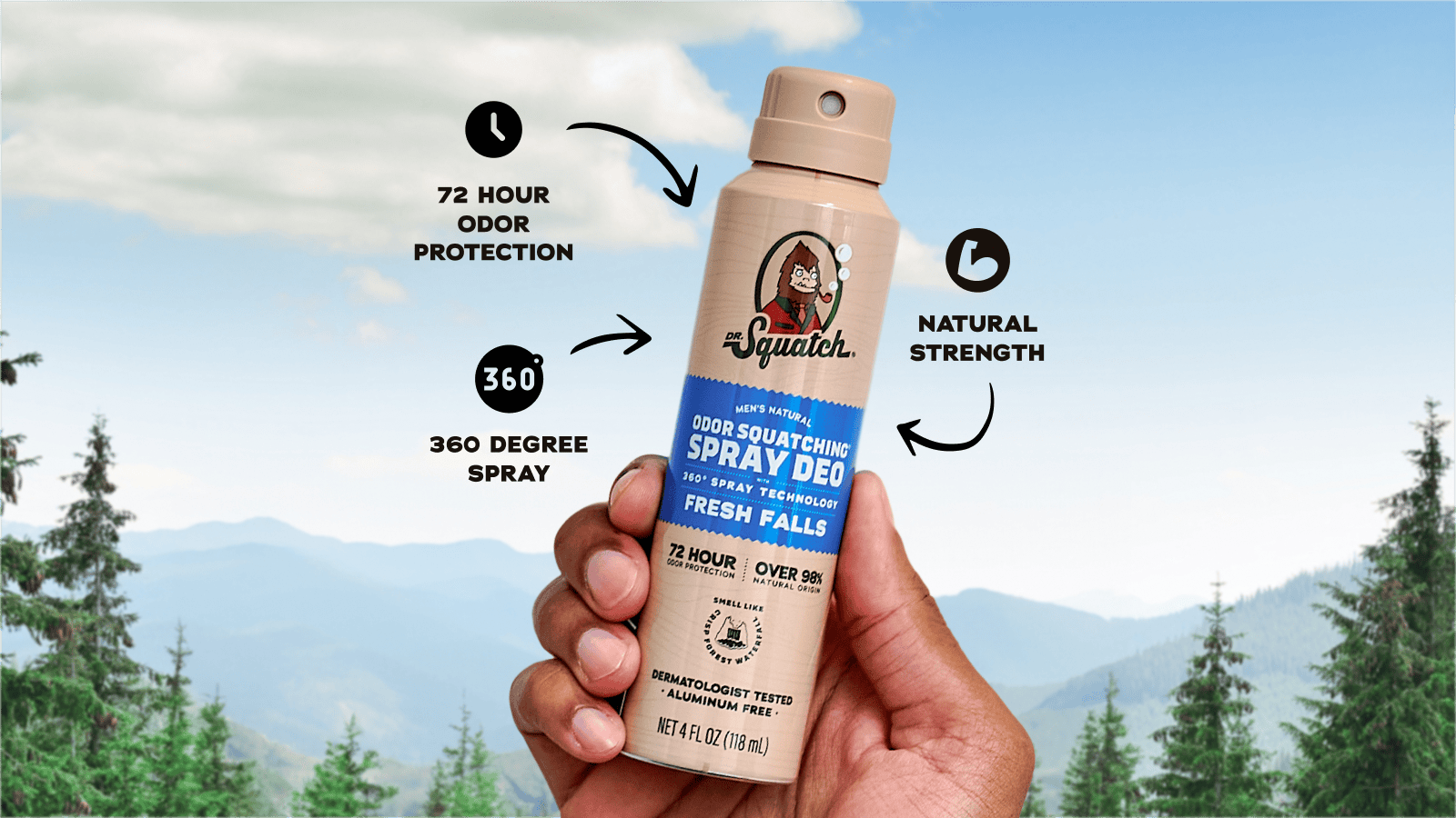 Spray Deodorant 4-Pack - Easy Pack