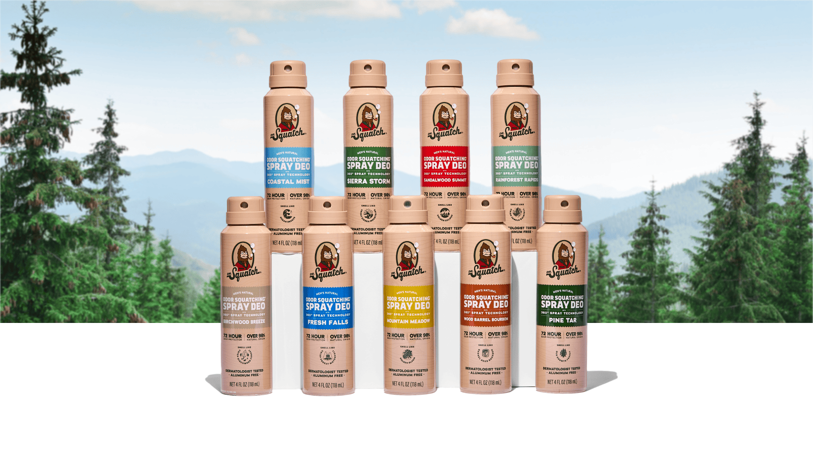 Spray Deodorant 6-Pack - Active Guard