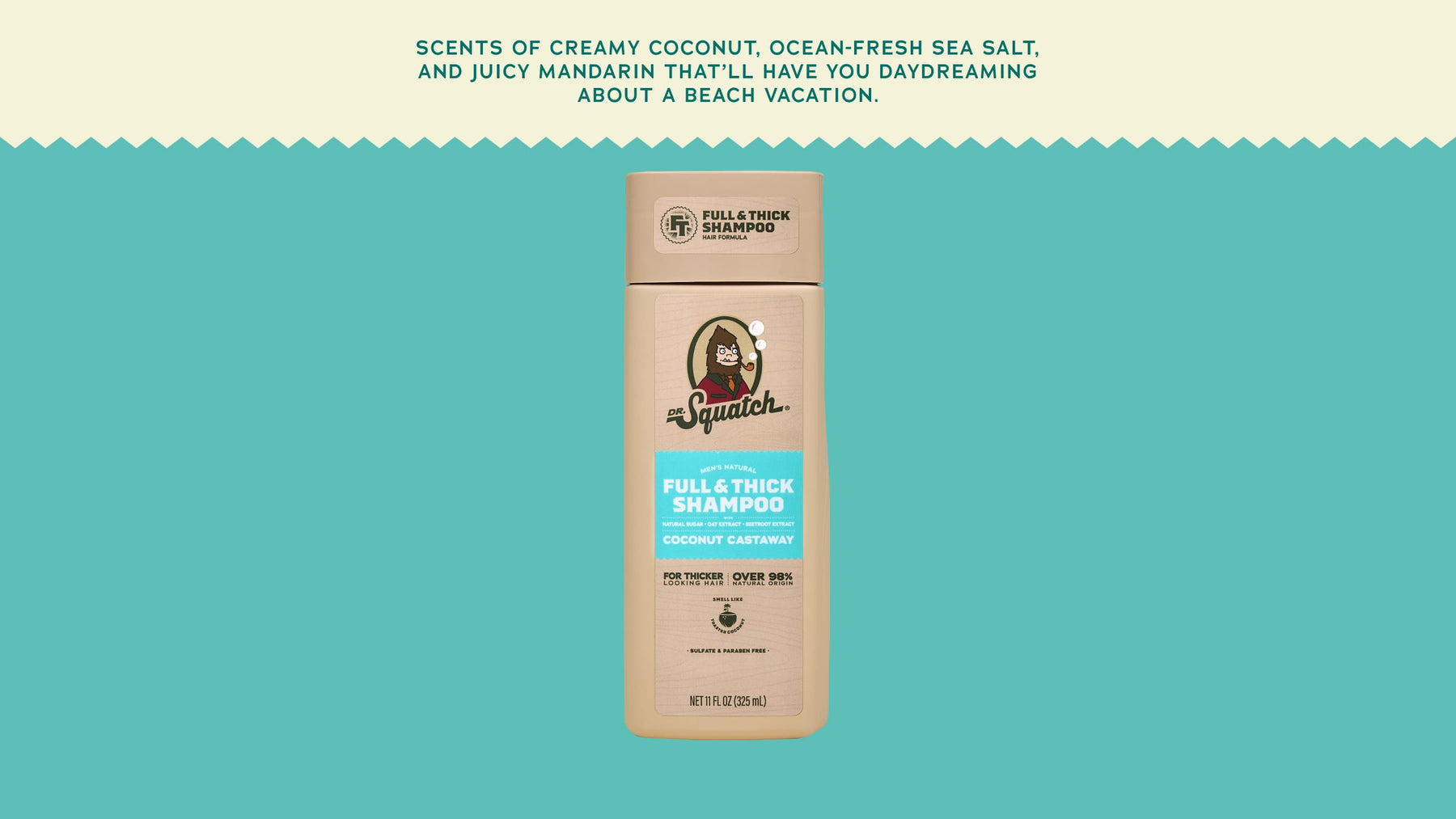 Coconut Castaway Full & Thick Shampoo - Modern Active Finish