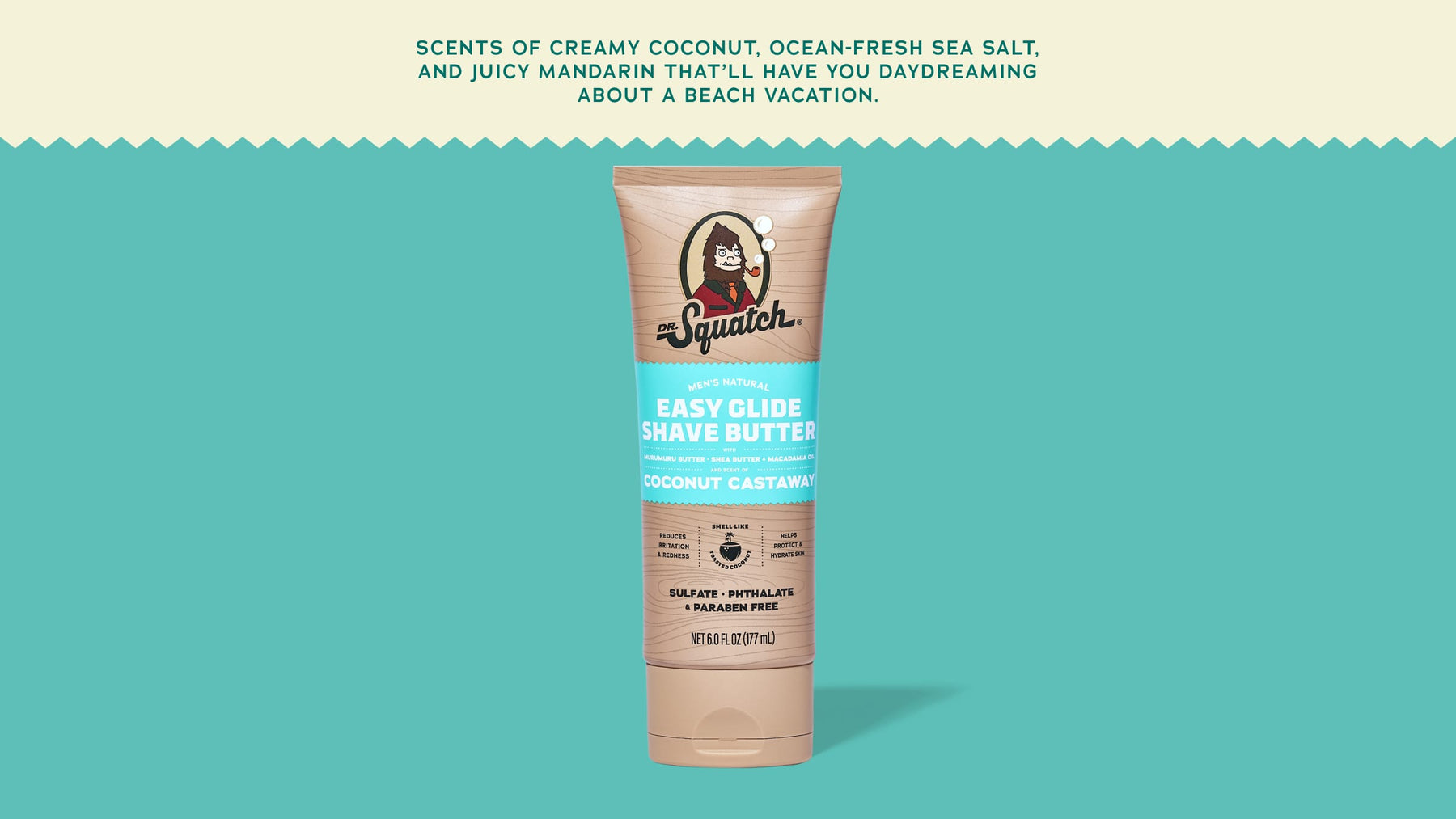 Easy Glide Shave Butter Coconut Castaway - Classic Fresh Carry