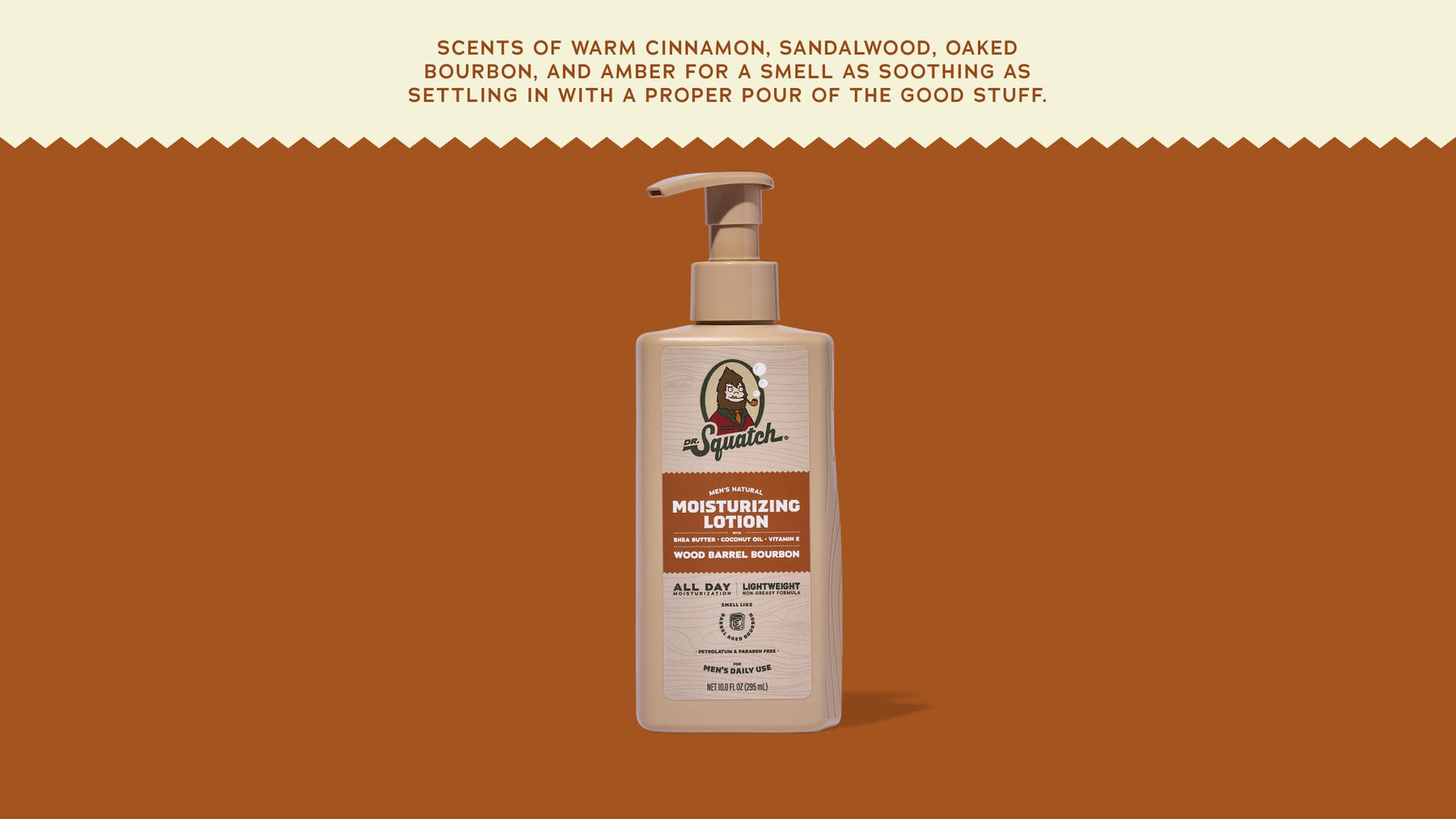 Wood Barrel Bourbon Lotion - Daily Soft