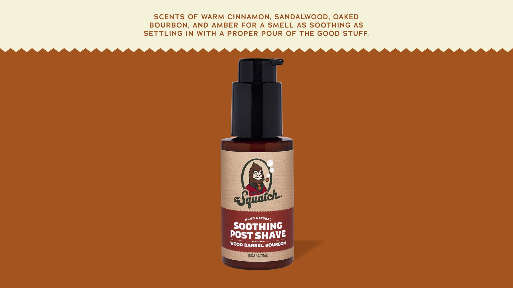 Soothing Post Shave Wood Barrel Bourbon - Fresh Morning Start
