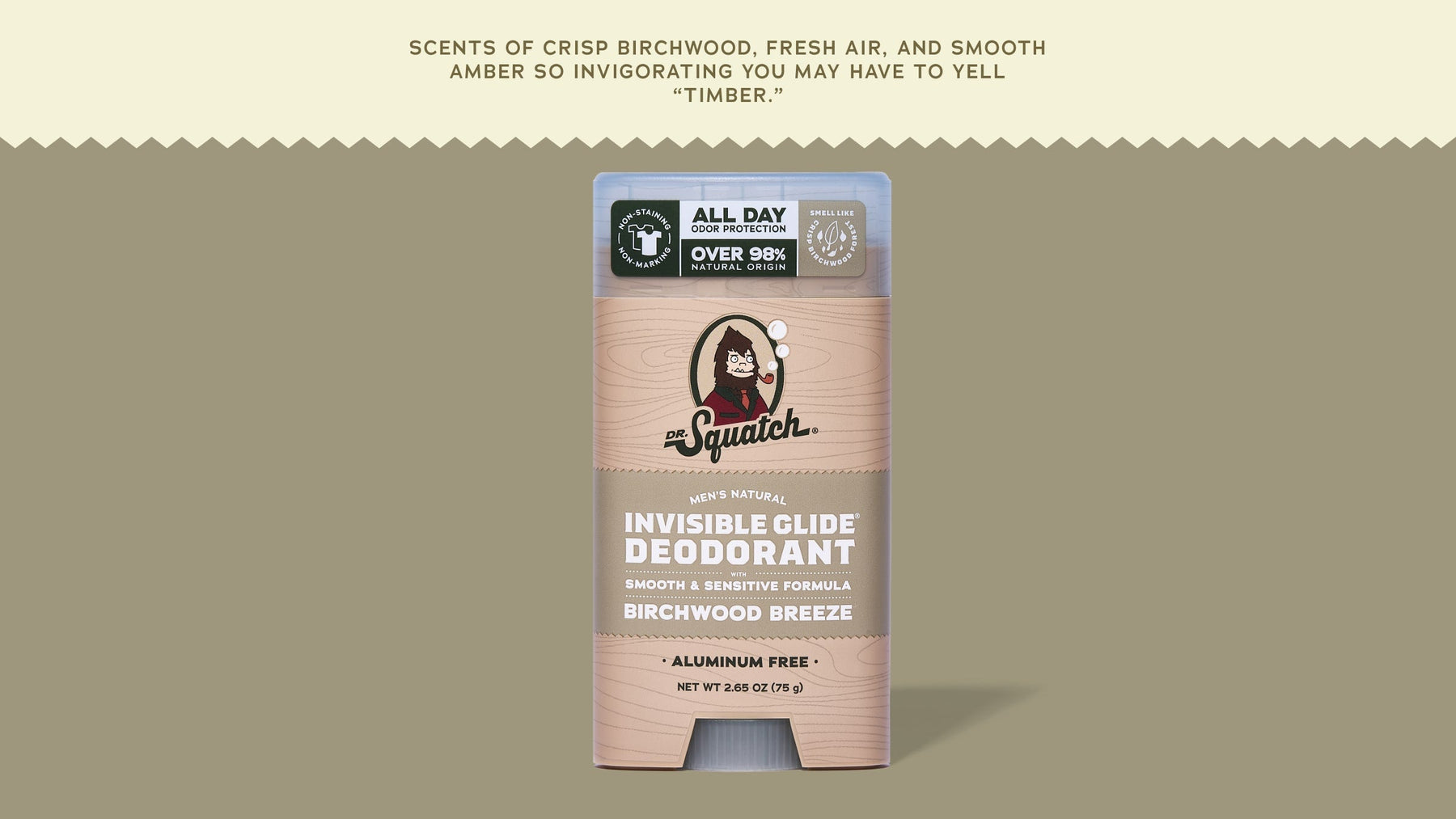 Birchwood Breeze Invisible Glide Deodorant - Simple Carry
