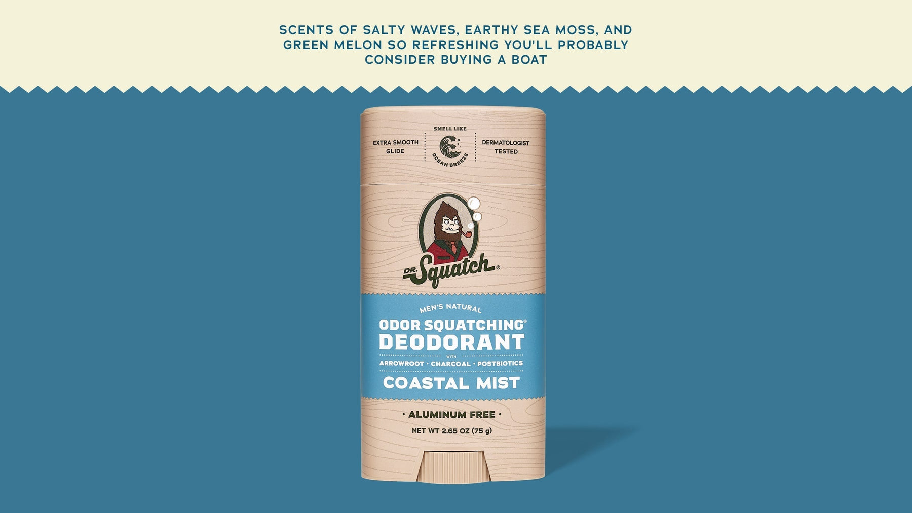 Coastal Mist Deodorant - Clean Fresh Glide