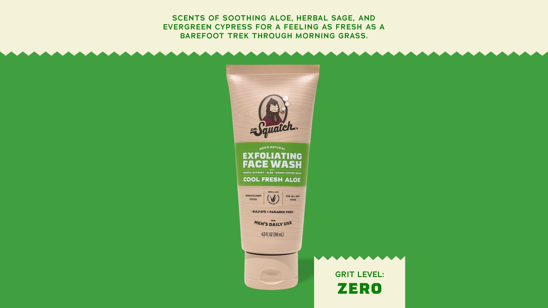 Cool Fresh Aloe Exfoliating Face Wash - Smooth Classic Blend