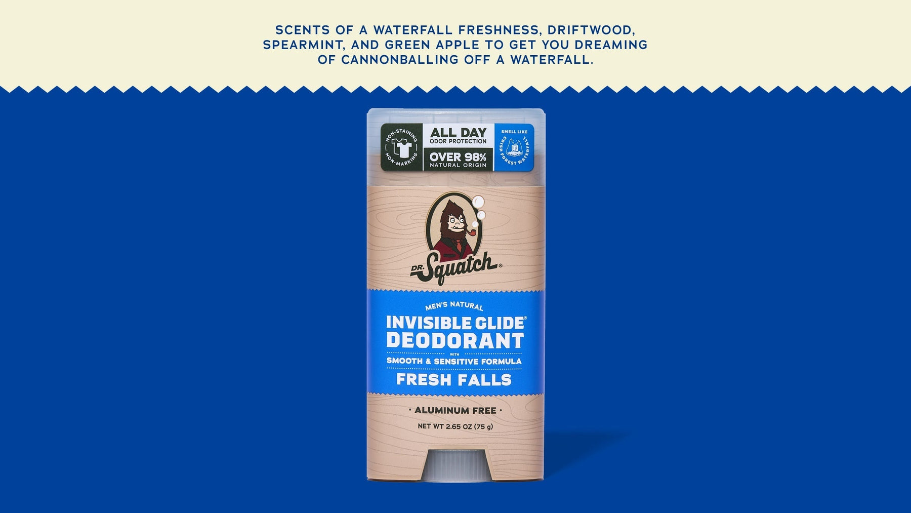 Fresh Falls Invisible Glide Deodorant - Essential Daily Carry