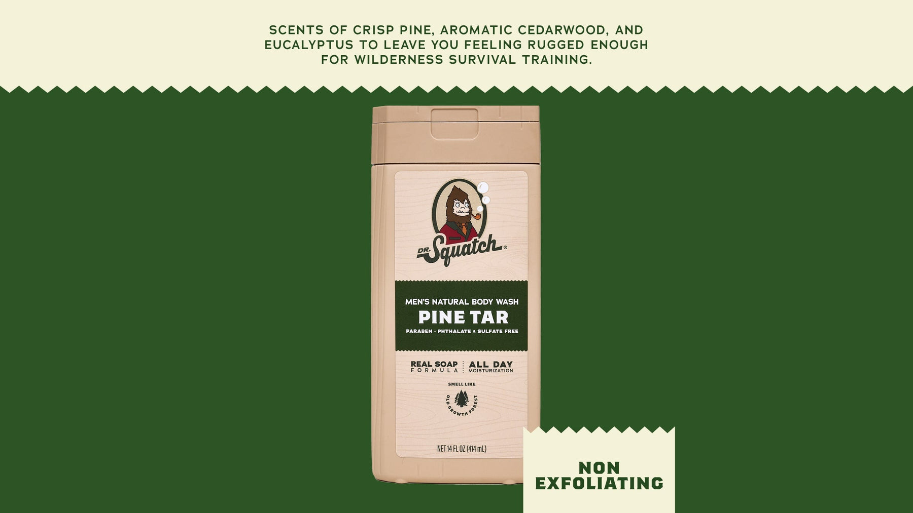 14 oz Pine Tar Body Wash - Trail Start