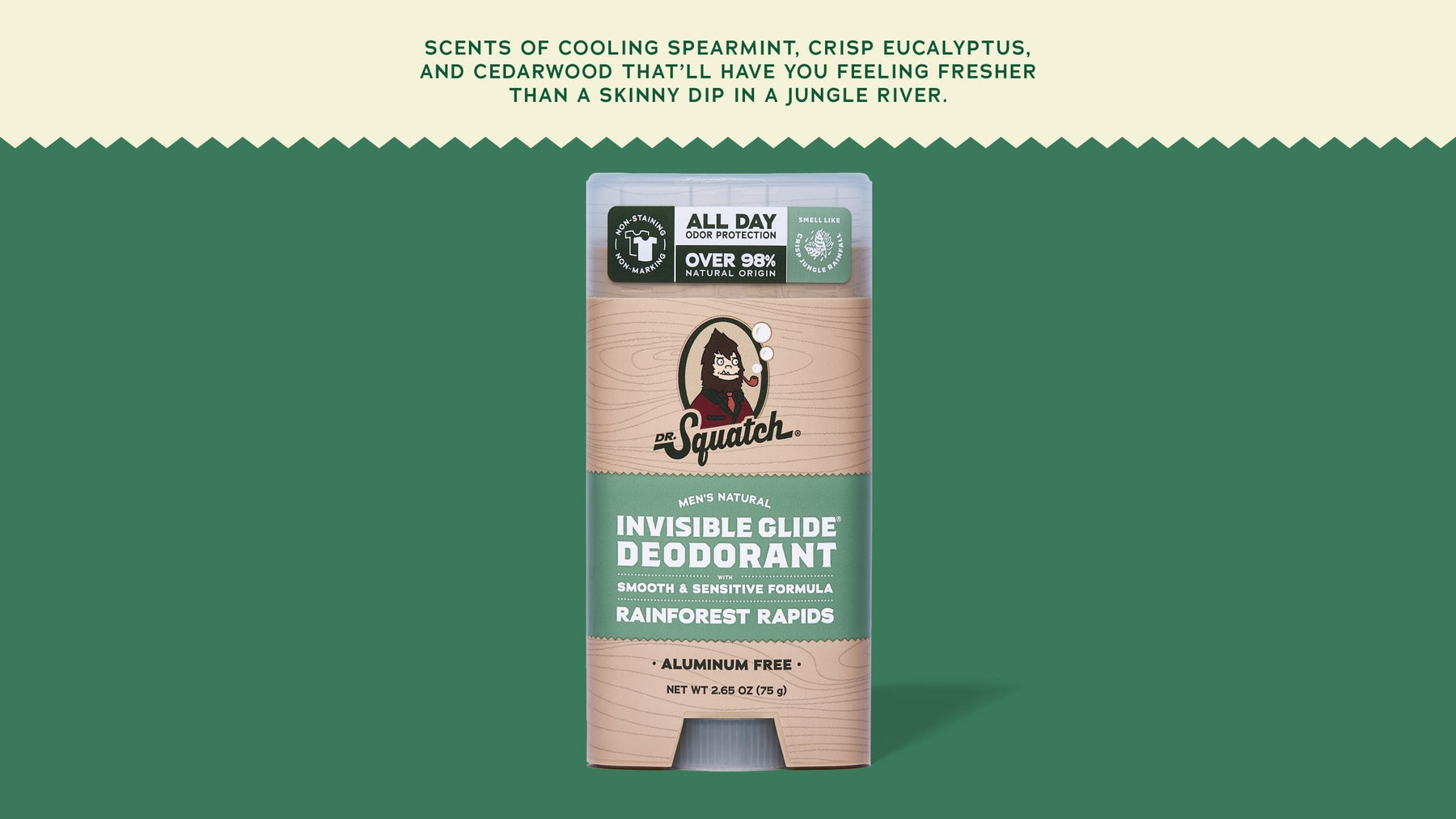 Rainforest Rapids Invisible Glide Deodorant - Modern Daily Guard