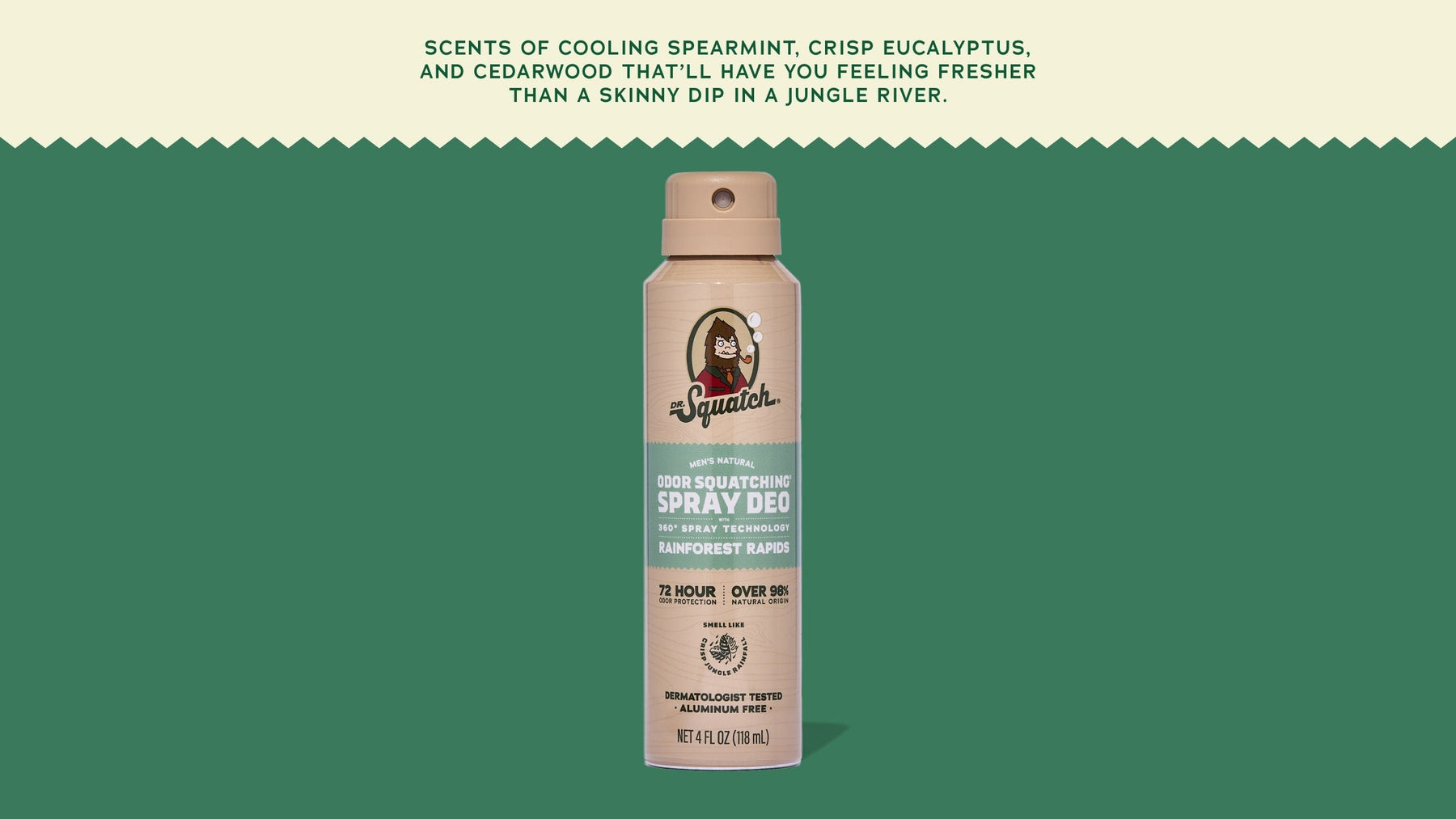 Rainforest Rapids Spray Deodorant - Essential Travel Fresh