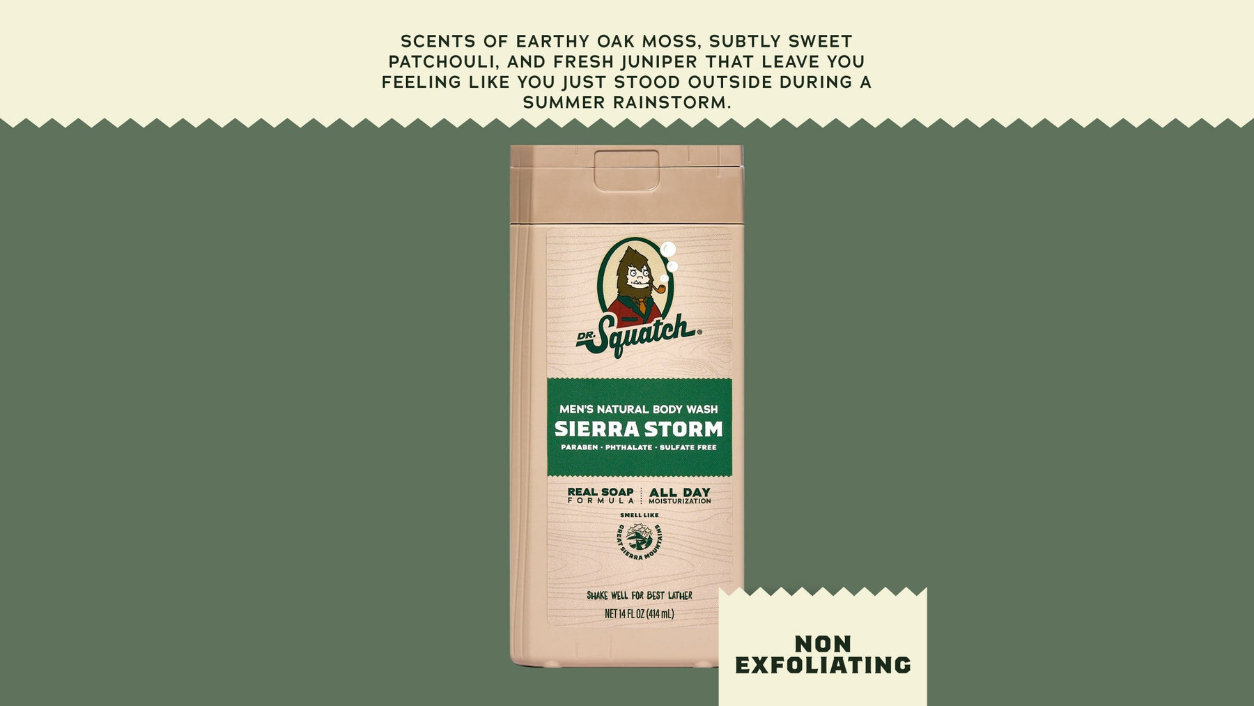 14 oz Sierra Storm Body Wash - Active Shower Start