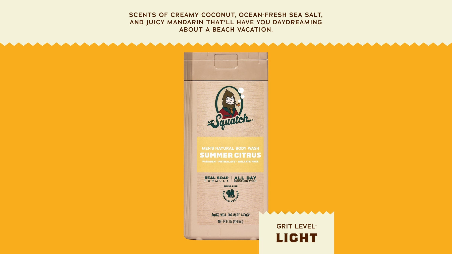 14 oz Summer Citrus Body Wash - Fresh Daily Routine