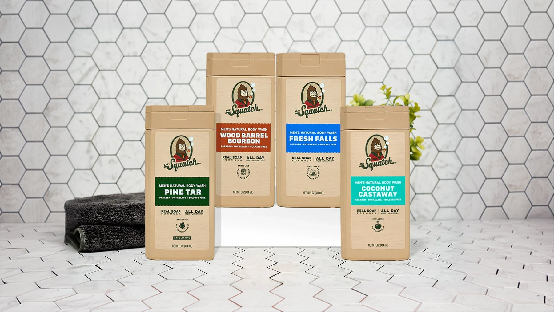 Body Wash 4-Pack - Premium Choice