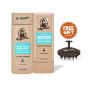 Dr. Squatch Hair Care Kit + Free Scalp Scrubber | Full & Thick Shampoo | Moisturizing Conditioner | Natural Products for Men - Daily Choice