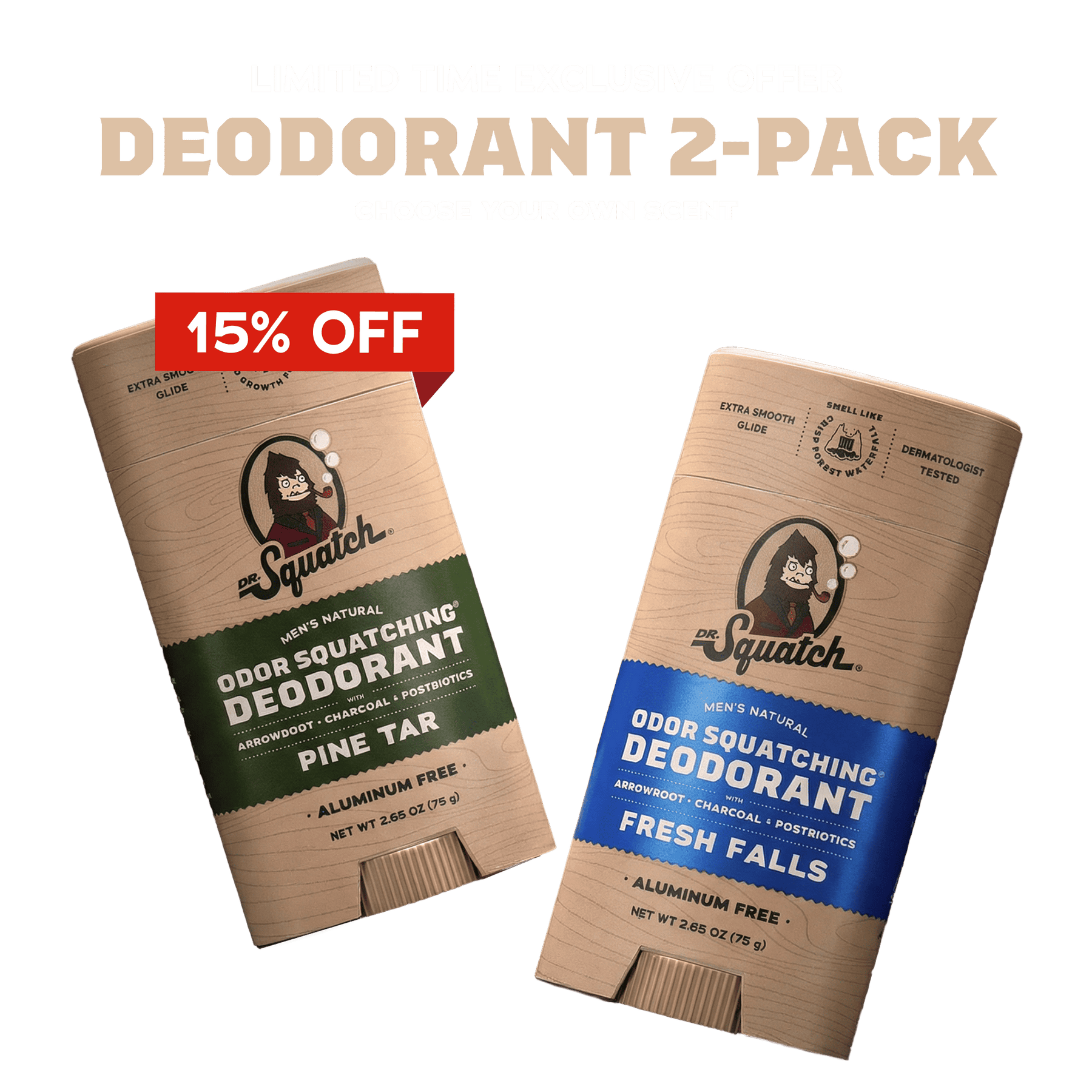 Exclusive: Deodorant 2-Pack Offer - Hero Collector Set