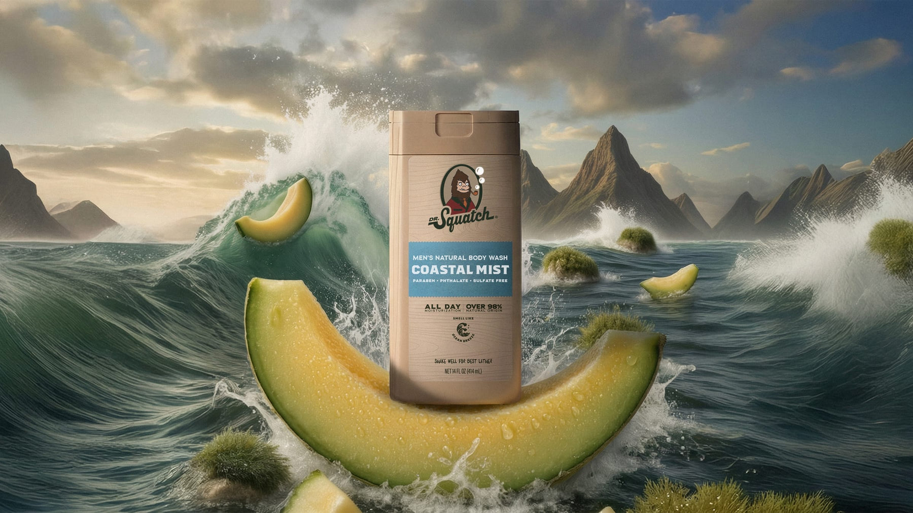 14 oz Coastal Mist Body Wash - Easy Bar