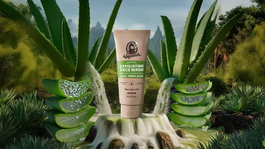 Cool Fresh Aloe Exfoliating Face Wash - Smooth Classic Blend