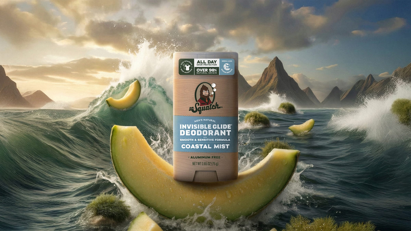 Coastal Mist Invisible Glide Deodorant - Premium Travel Shield