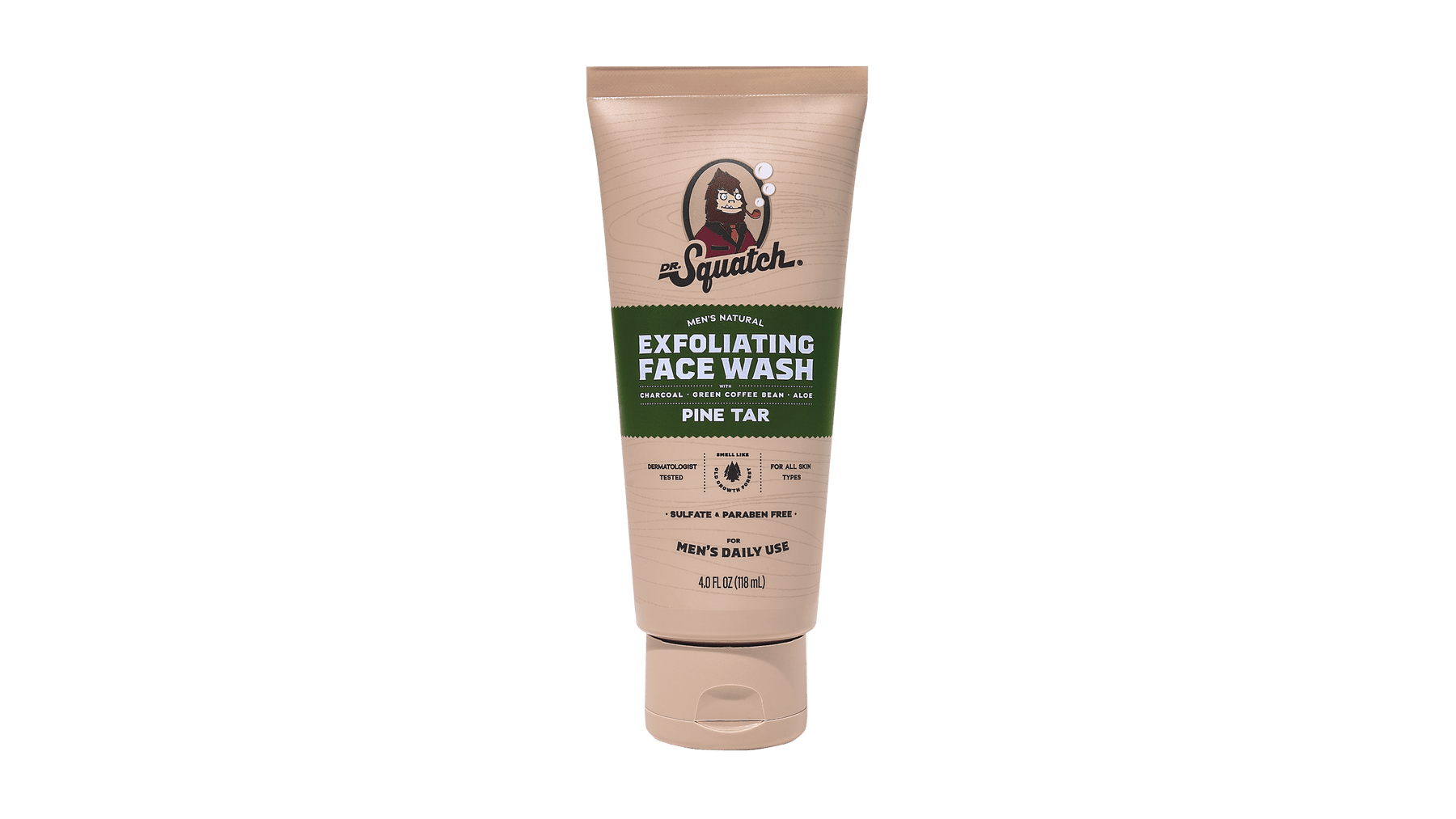 Pine Tar Exfoliating Face Wash - Clean Shower Wash