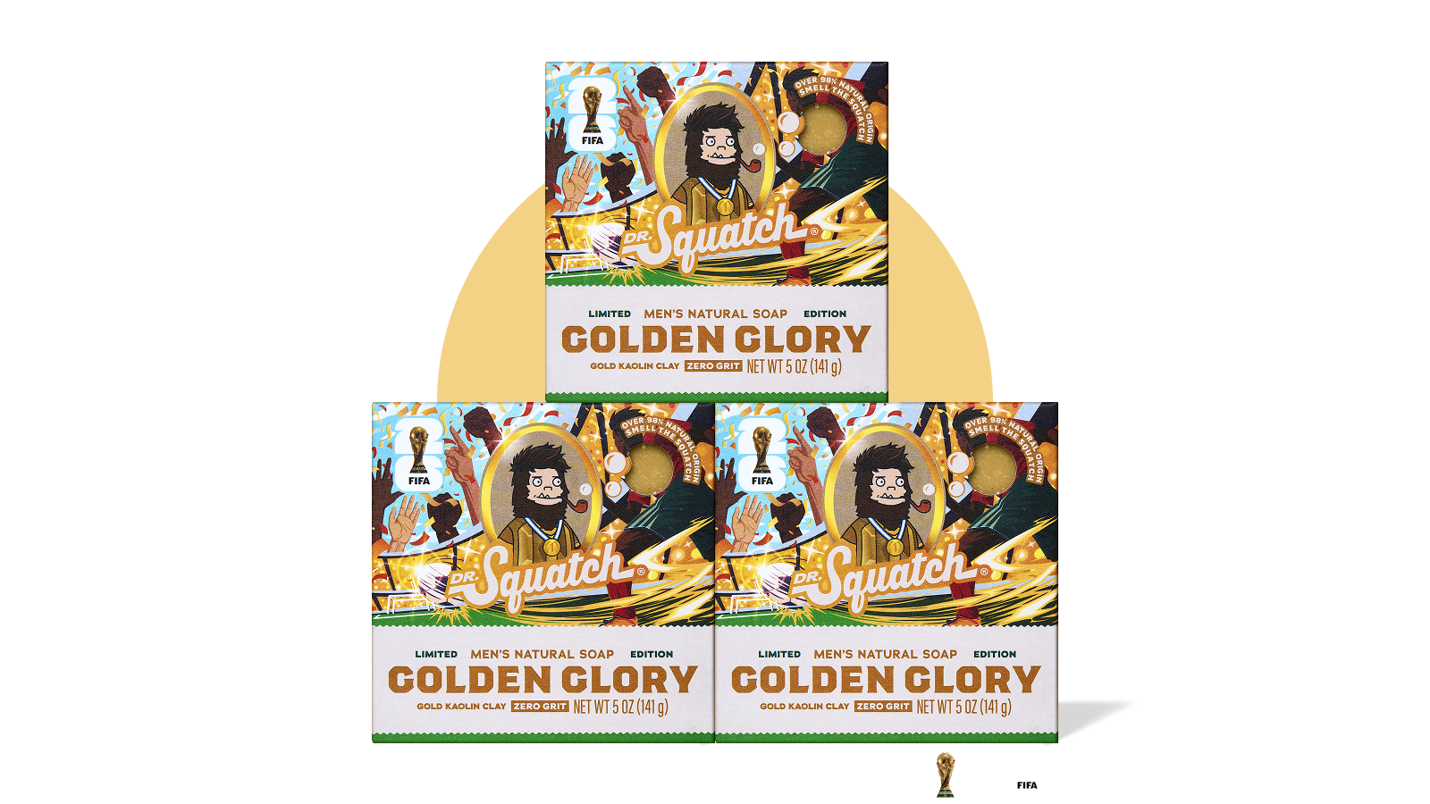 FIFA Golden Glory 3-Pack Bar Soap Bundle - Essential Pack