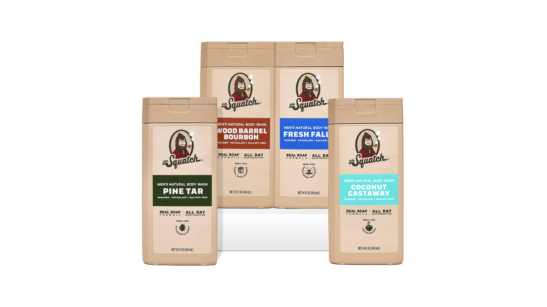 Body Wash 4-Pack - Premium Choice